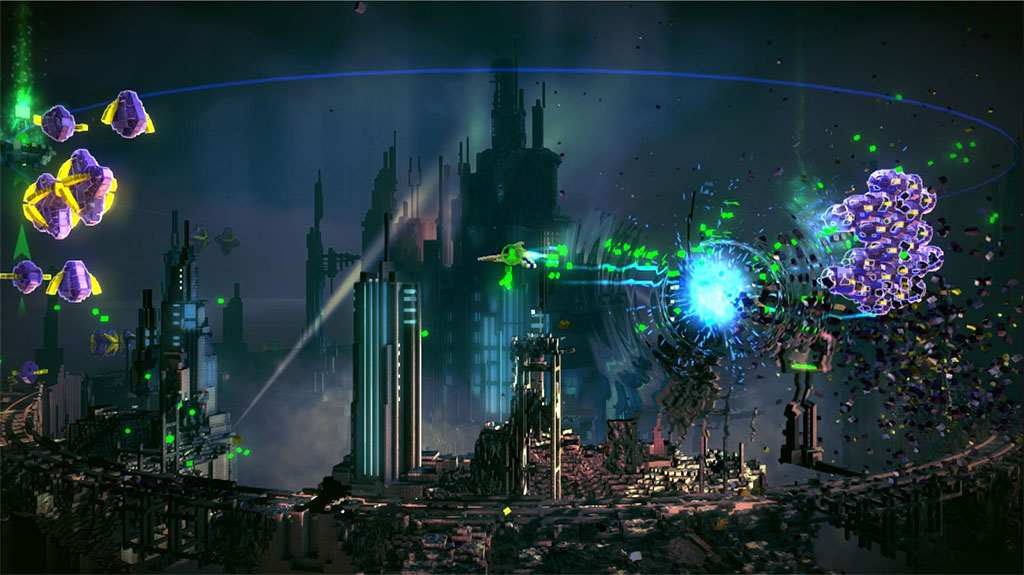 'Resogun' es uno de los primeros en sacarle jugo a la nueva arquitectura.
