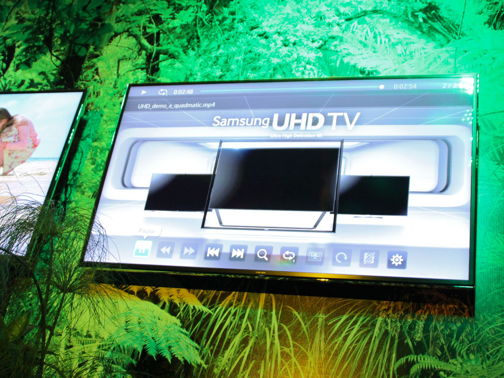 Samsung presentó sus nuevos televisores de 55 y 65 pulgadas. Imagen: ENTER.CO