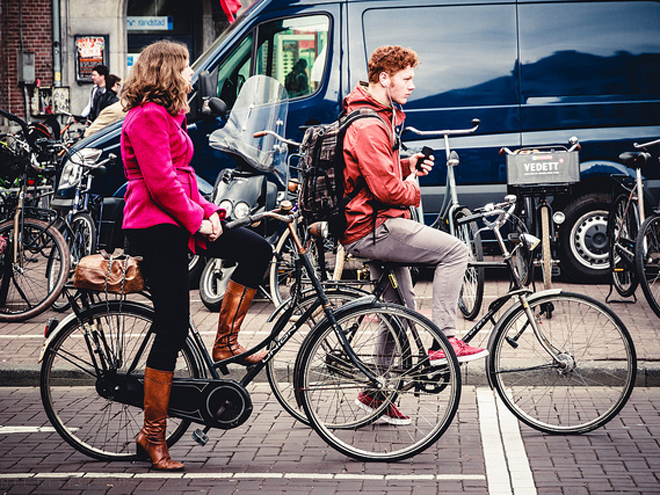 El medio de transporte más popular en Amsterdam. Foto: Ronel Reyes (vía Flickr)