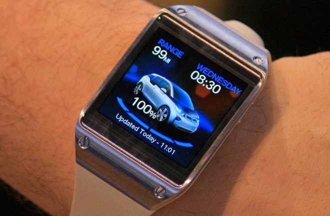 BMW i3 en el Galaxy Gear