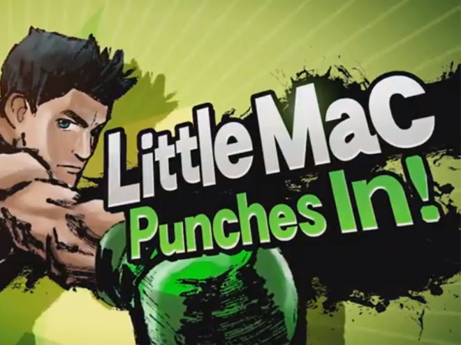 Little Mac llega a mandar puños en Super Smash. 