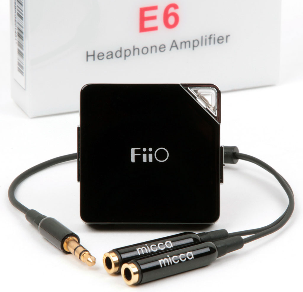 Los amplificadores sin DAC necesitan un cable adaptador. Imagen: Fiio