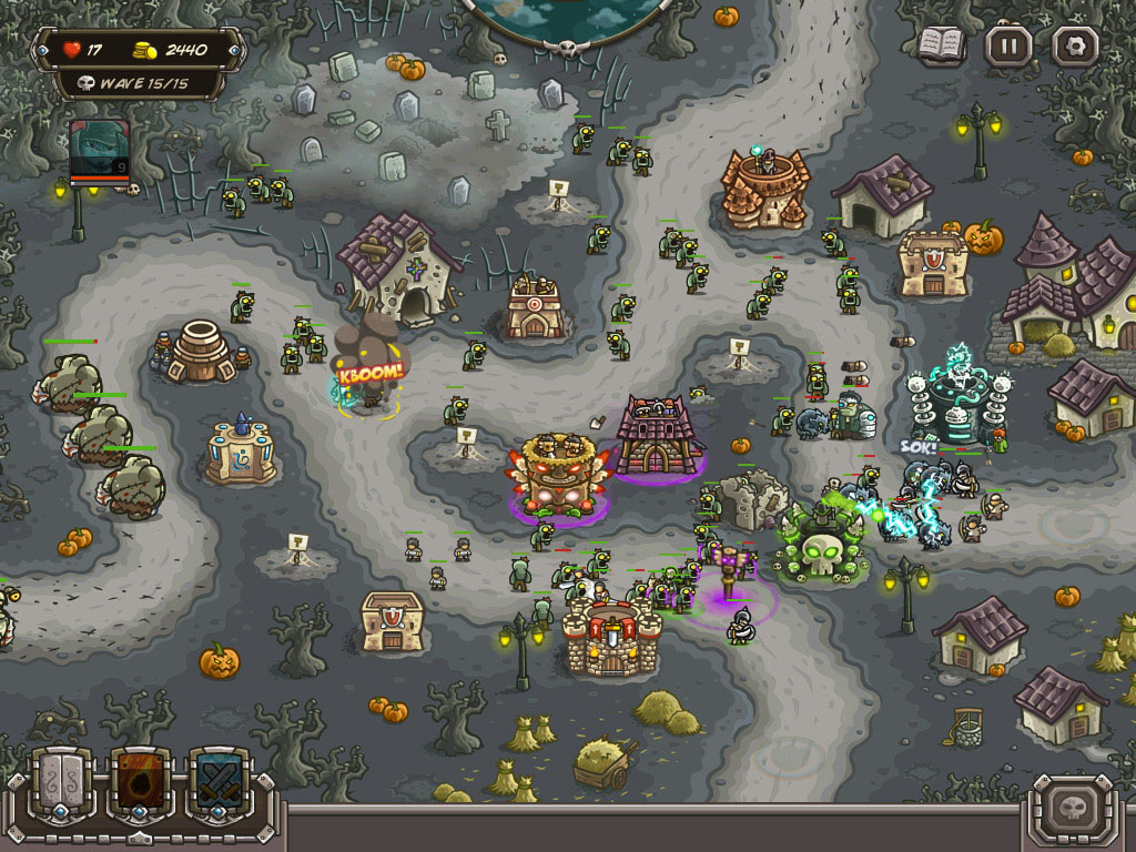 La zona de guerra. (Imagen: Kingdom Rush)