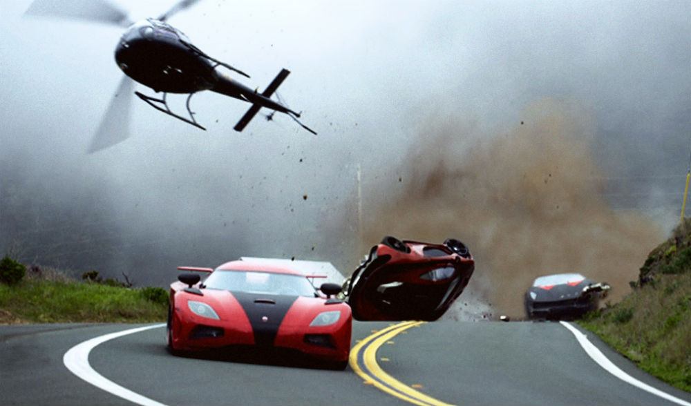 Una de las escenas de Need for Speed.