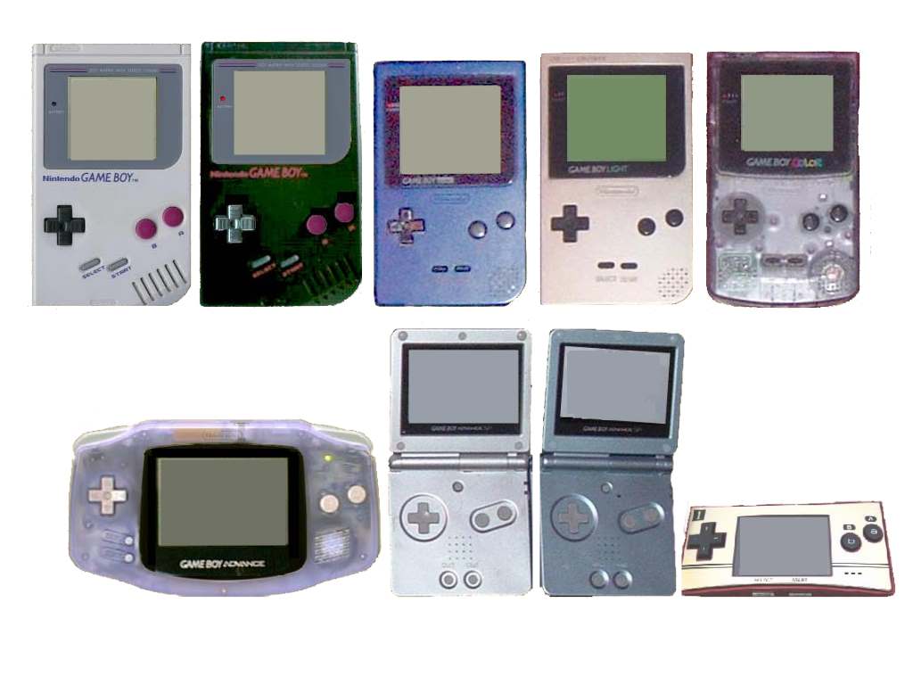 Todos los Game Boy de la historia. 