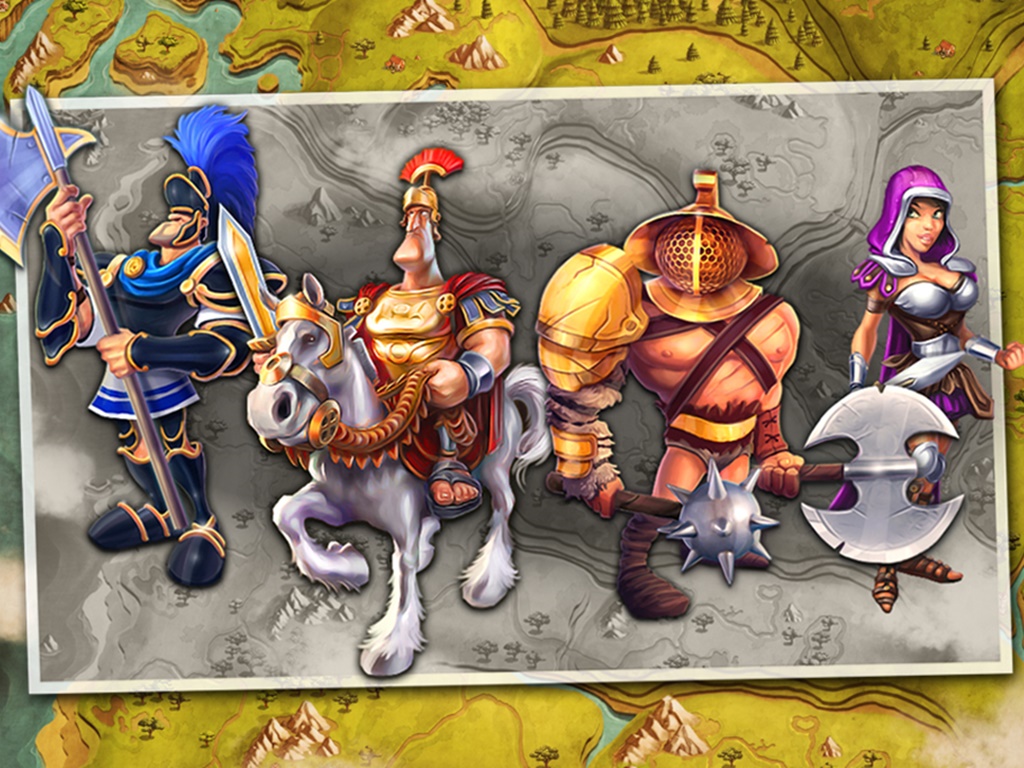 Distintas unidades formaran los ejércitos del jugador.