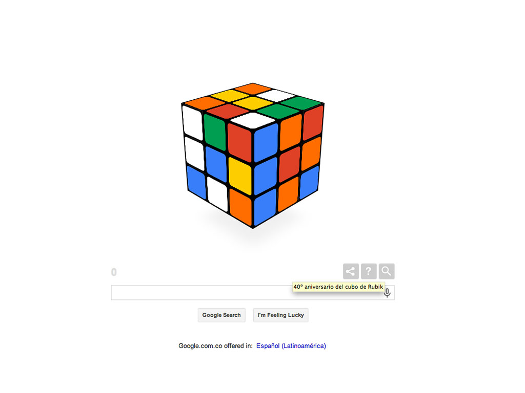 doodle de cubo rubik