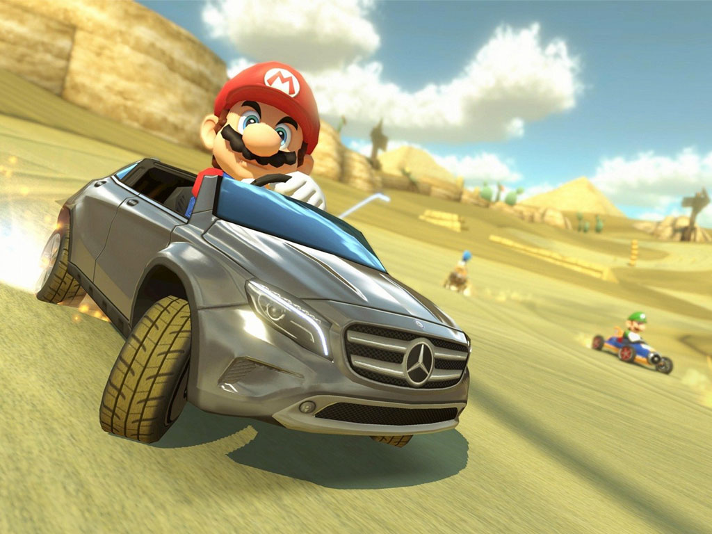 Mario Kart 8 y Mercedes-Benz