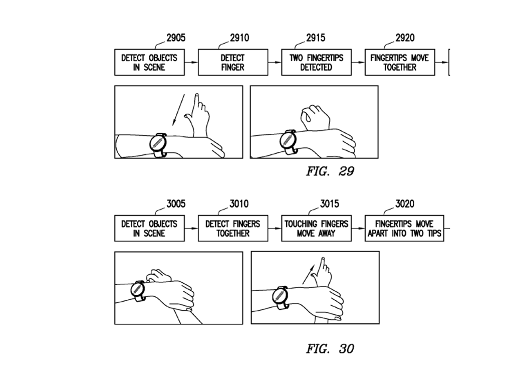 Ilustraciones que se encuentran en la patente de Samsung.