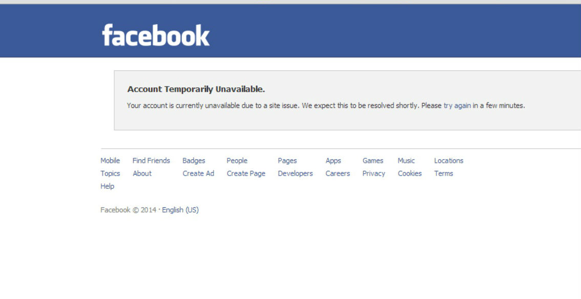 Error FB