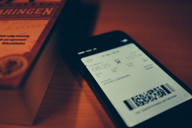 Passbook es actualmente un estándar para los e-tickets de las aerolíneas.