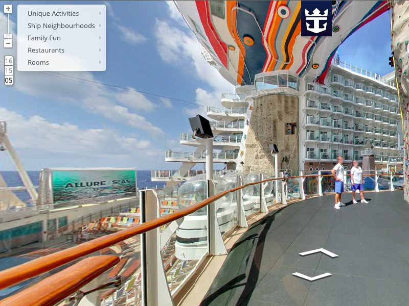 Con Google Street View podrás conocer el Allure of the Sea