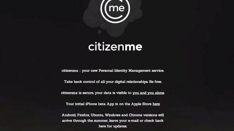 información privada , citizenme