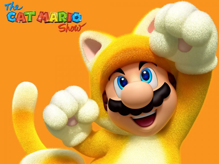 cute cat mario