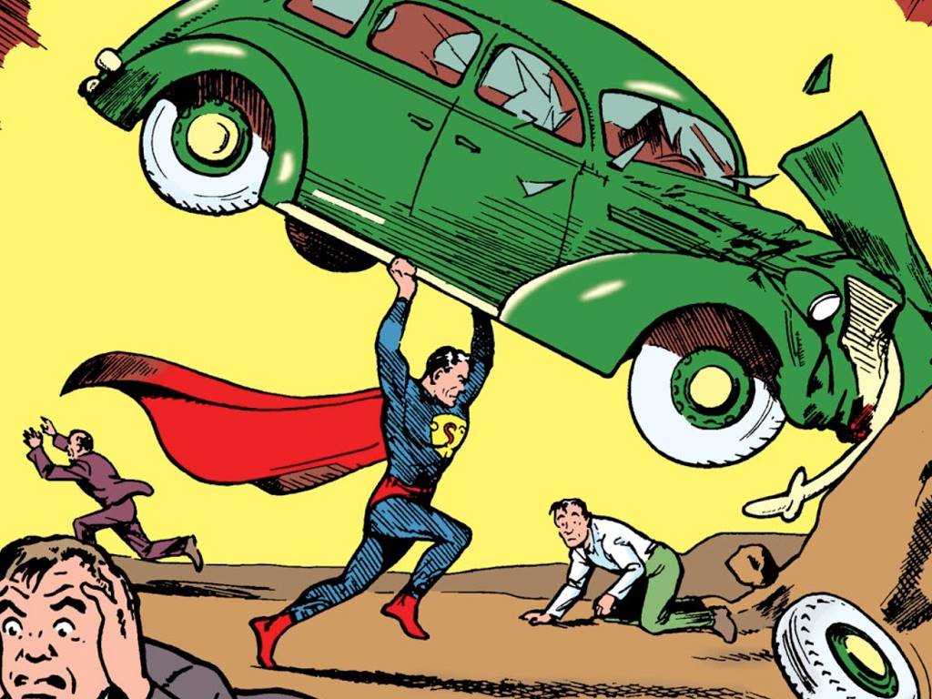 Así se veía la primera aparición de Superman.