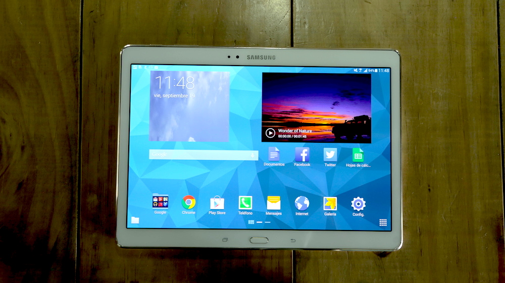 Samsung Galaxy Tab S tiene la mejor pantalla en una tableta.