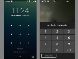 Una de las medidas básicas para proteger la información en un smartphone es el uso de contraseñas y patrones de desbloqueo.