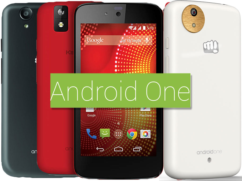 Los tres primeros Android One vienen directamente desde India.