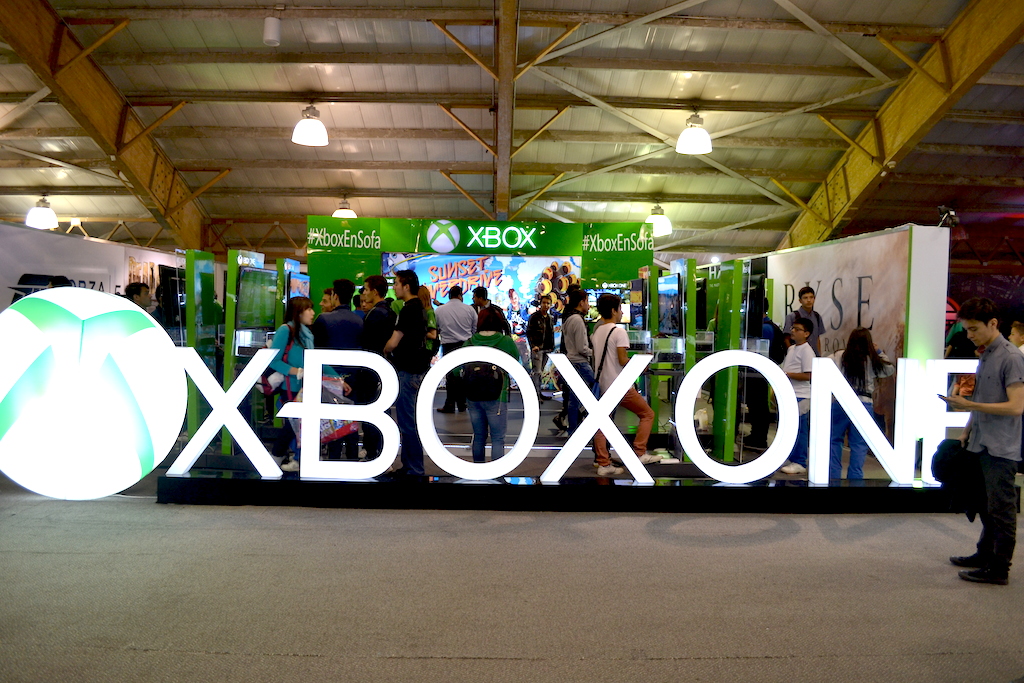 El stand de Xbox One en el SOFA 2014.