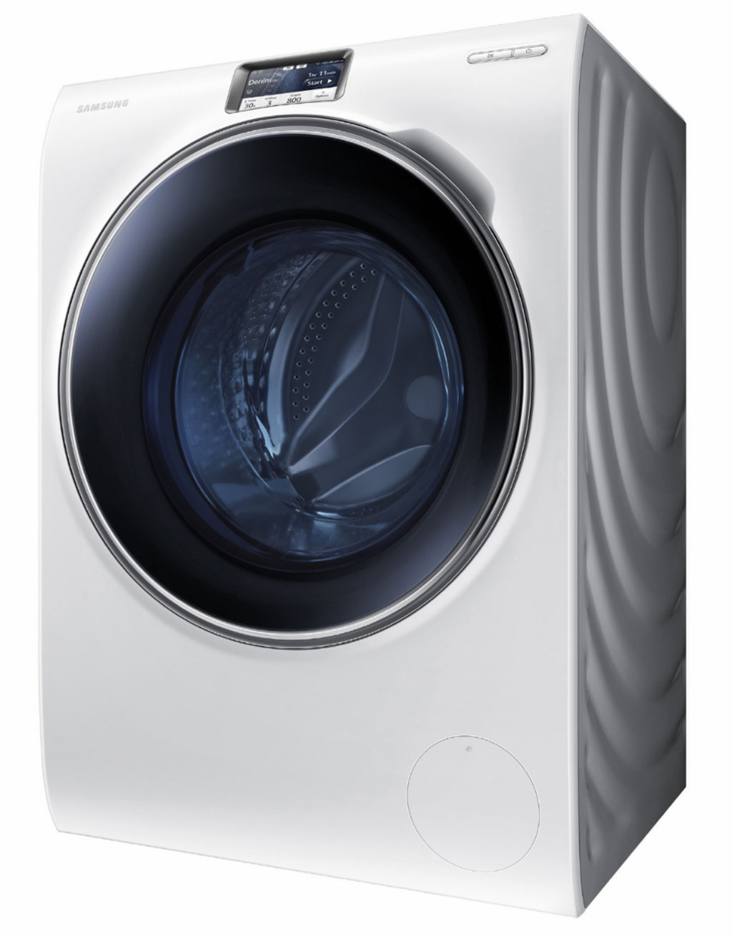 Así es la nueva lavadora inteligente de Samsung Crystal Blue •ENTER.CO
