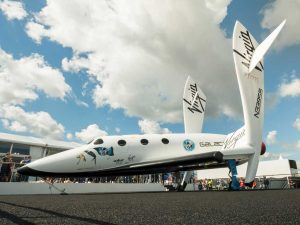 Prototipo de la nave que se accidentó.