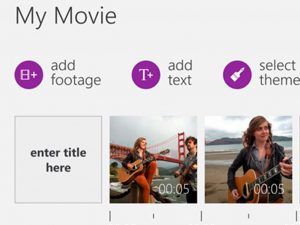 Con Movie Creator, los usuarios pueden realizar paneos y acercamientos en los clips de video. 