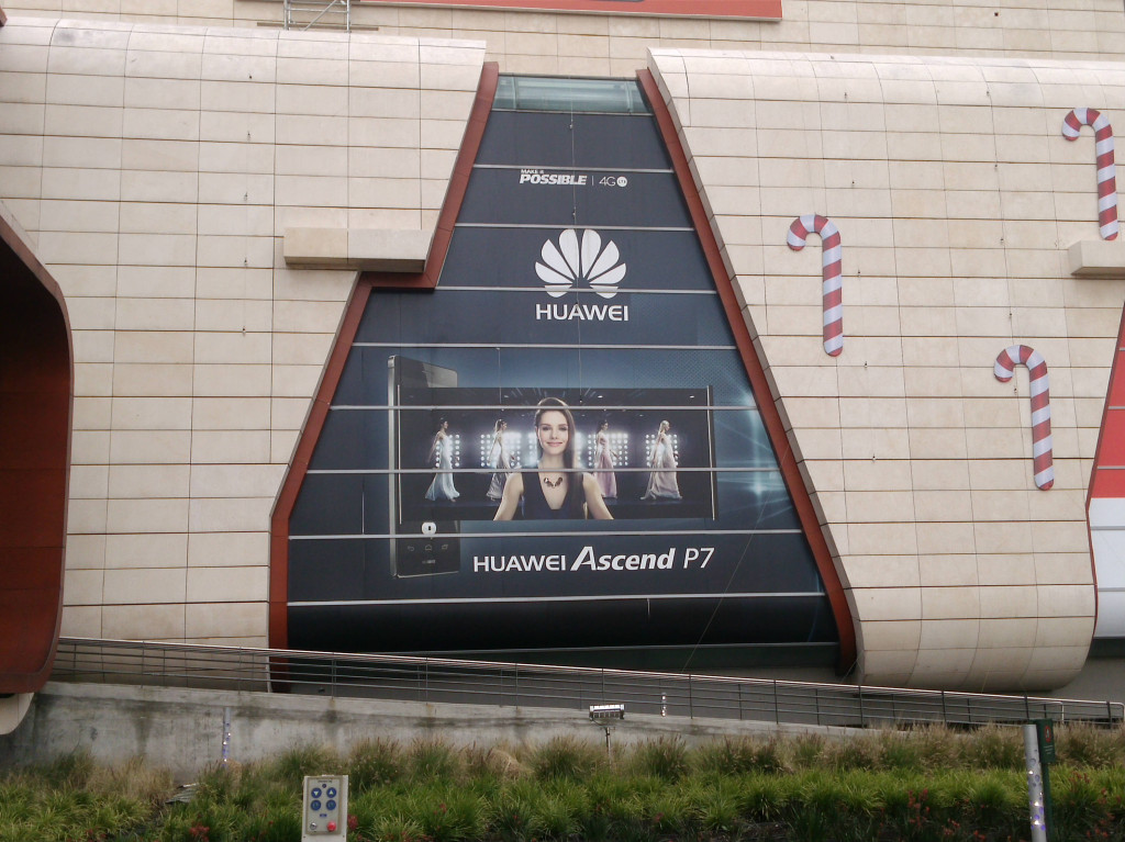 La nueva tienda de Huawei en Titán Plaza. 