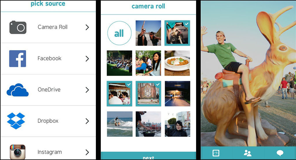 Microsfot Xim te permite compartir las fotos en tu smartphone en otras pantallas.