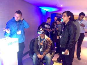 Samsung Gear VR en Samsung Developer Day 2014 en Bogotá.