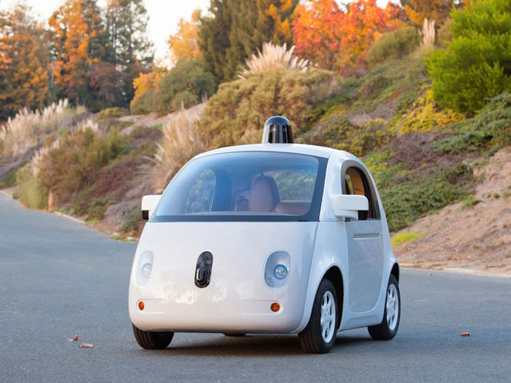 El primer prototipo del carro de Google.