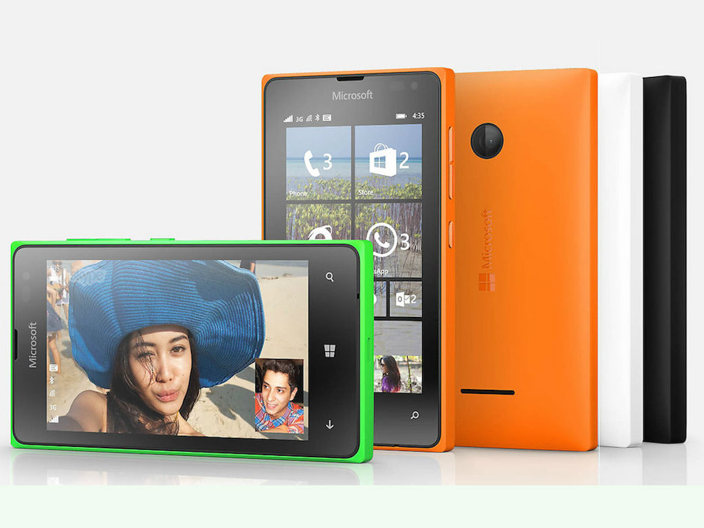 El Microsoft Lumia 435.