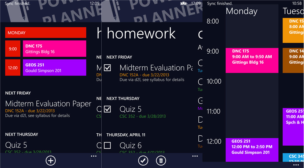 Mantén al día de tus clases y notas con Power Planner para Windows Phone. 