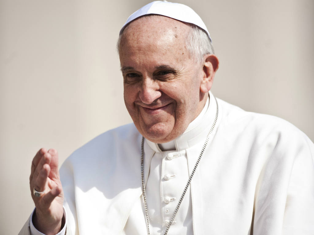 El Papa Francisco listo para conectarse con todos. 