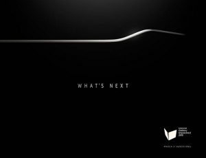 Invitación de Samsung a su evento Unpacked 2015 el 1 de marzo. 