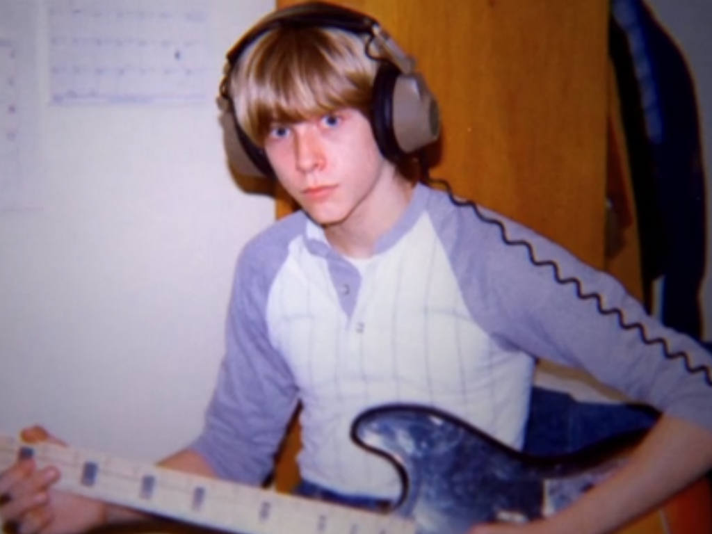 Kurt Cobain en un documental autorizado. 