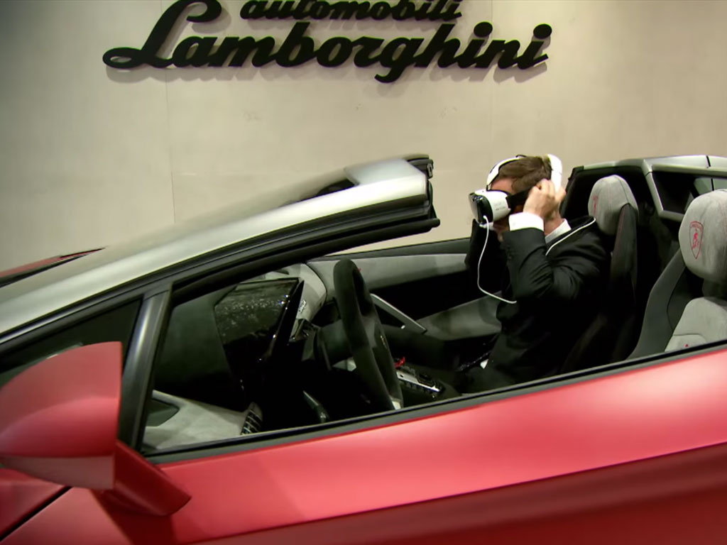 LAmborghini y Samsung Gear VR