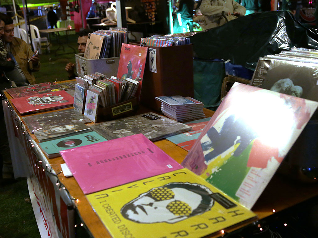 Muchos vinilos presentes en Estéreo Picnic. 