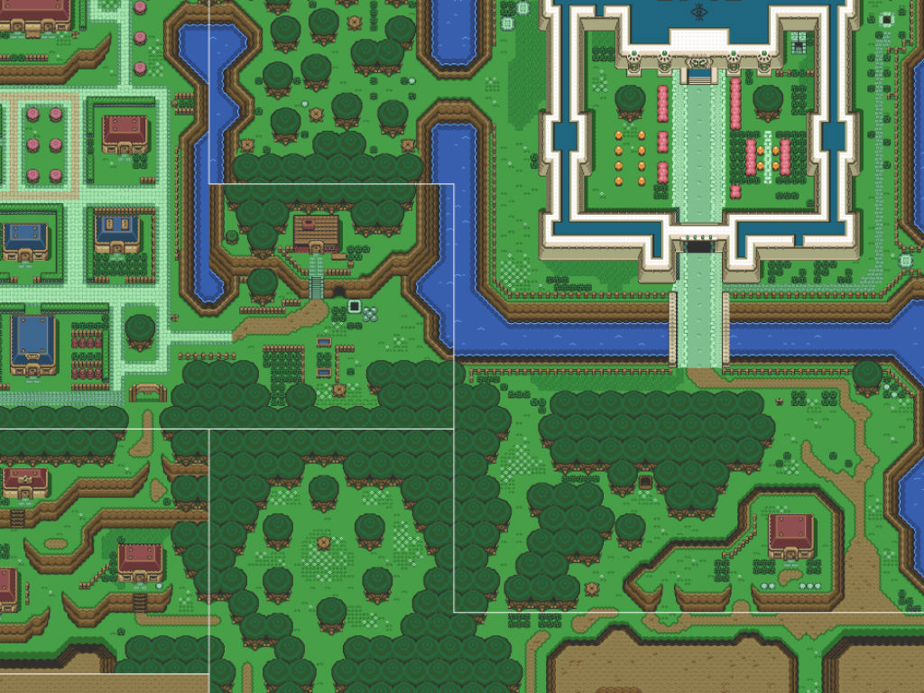 mapa de the legend of zelda a link to the past