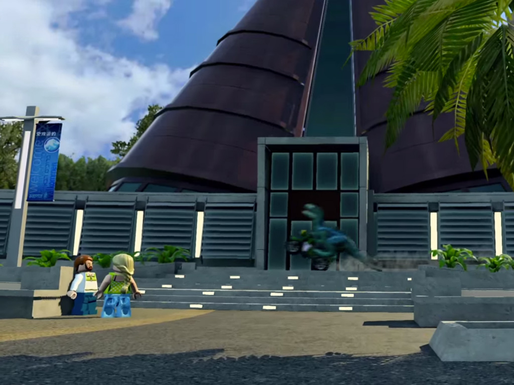 tráiler lego jurassic world