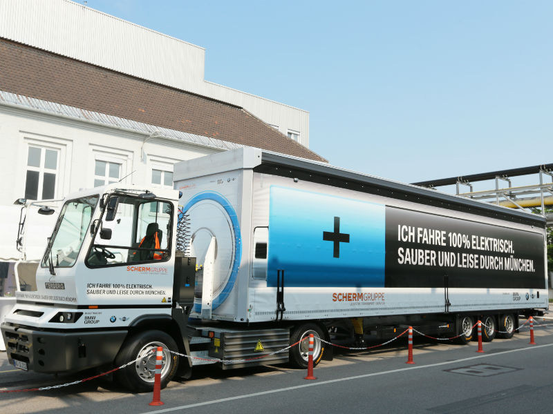 BMW presenta sus camiones de 40 toneladas totalmente eléctricos