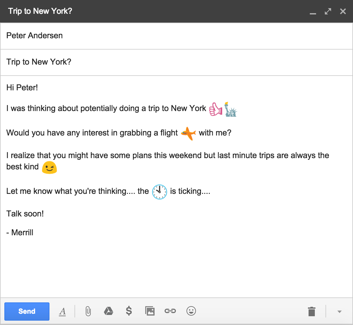 Emoji Gmail