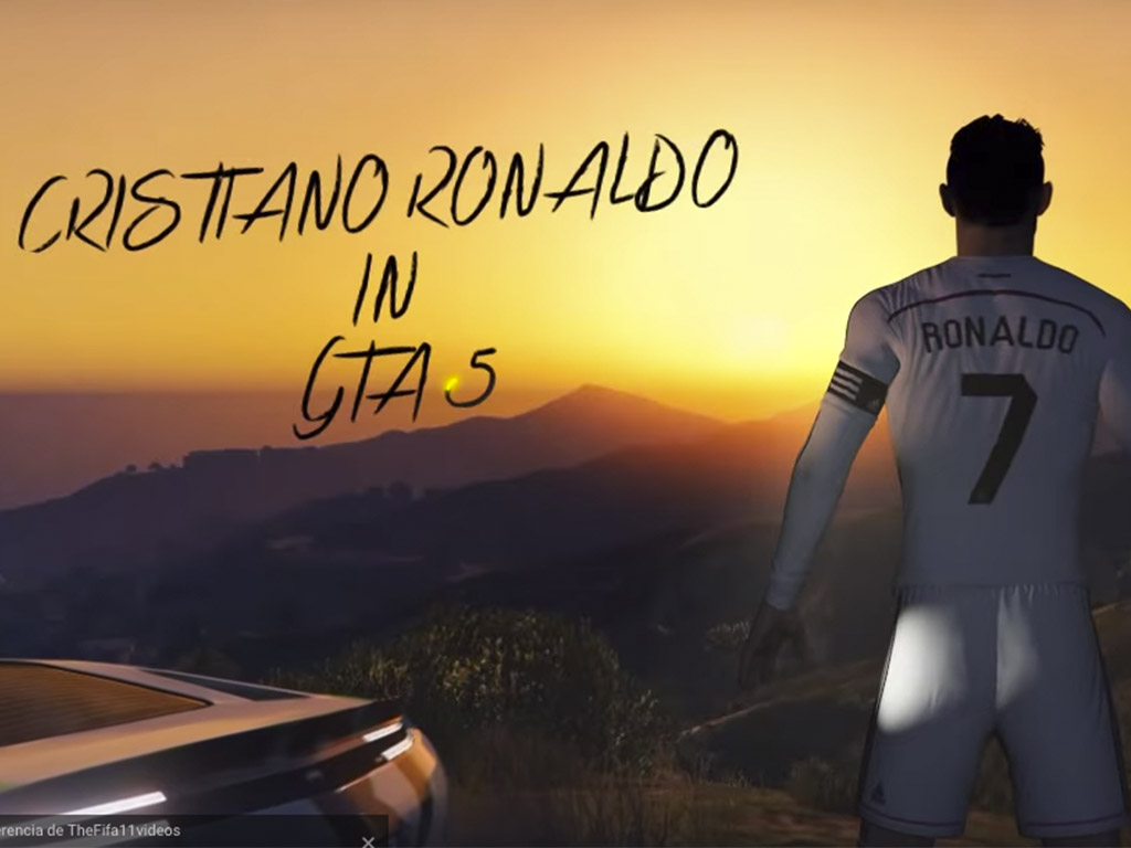 Cristiano se metió a GTA V