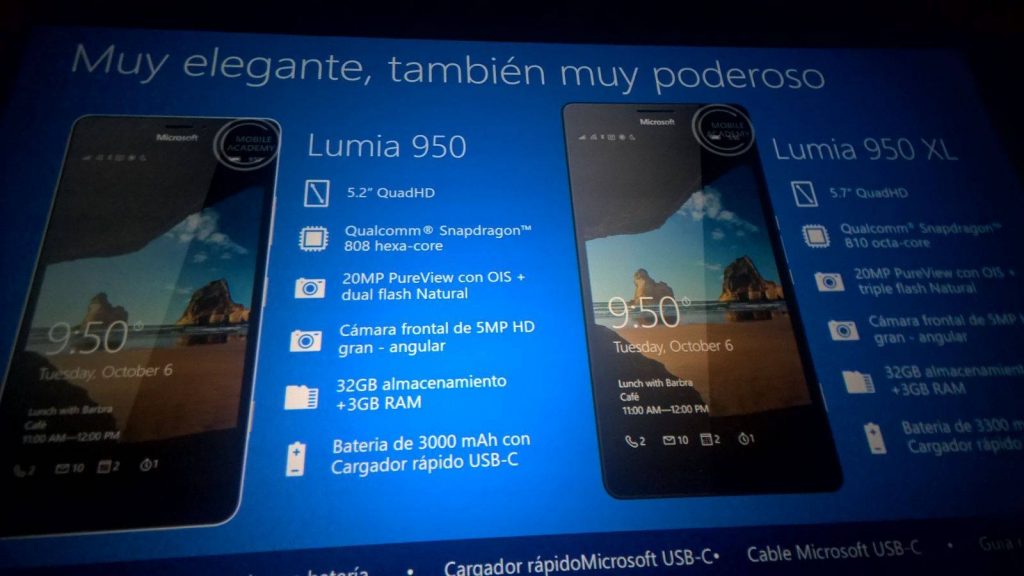 Lumia 950 y Lumia 950 XL