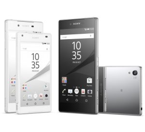 Los nuevos tres modelos de la seria Xperia Z5.