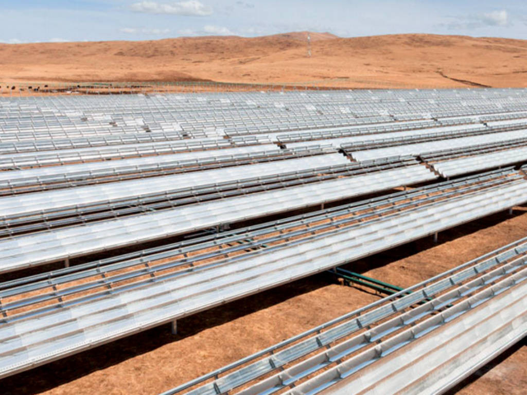 Uno de los proyectos de paneles solares en China de Apple. 