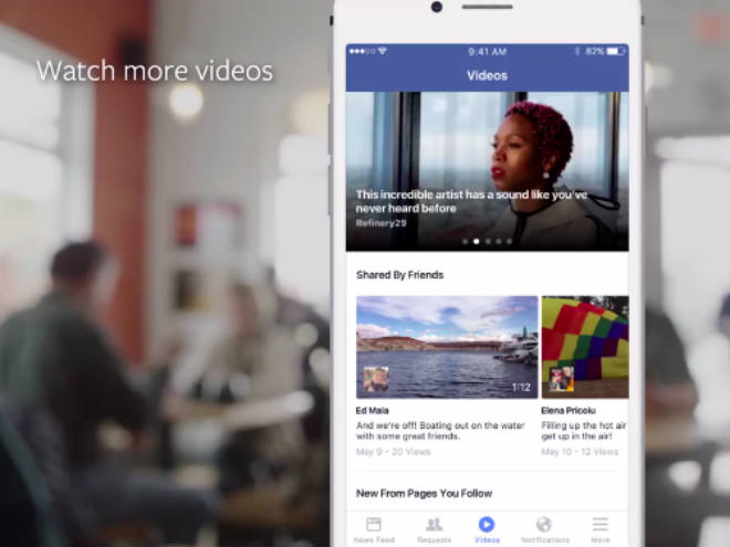 Video cobra cada vez más relevancia en Facebook.