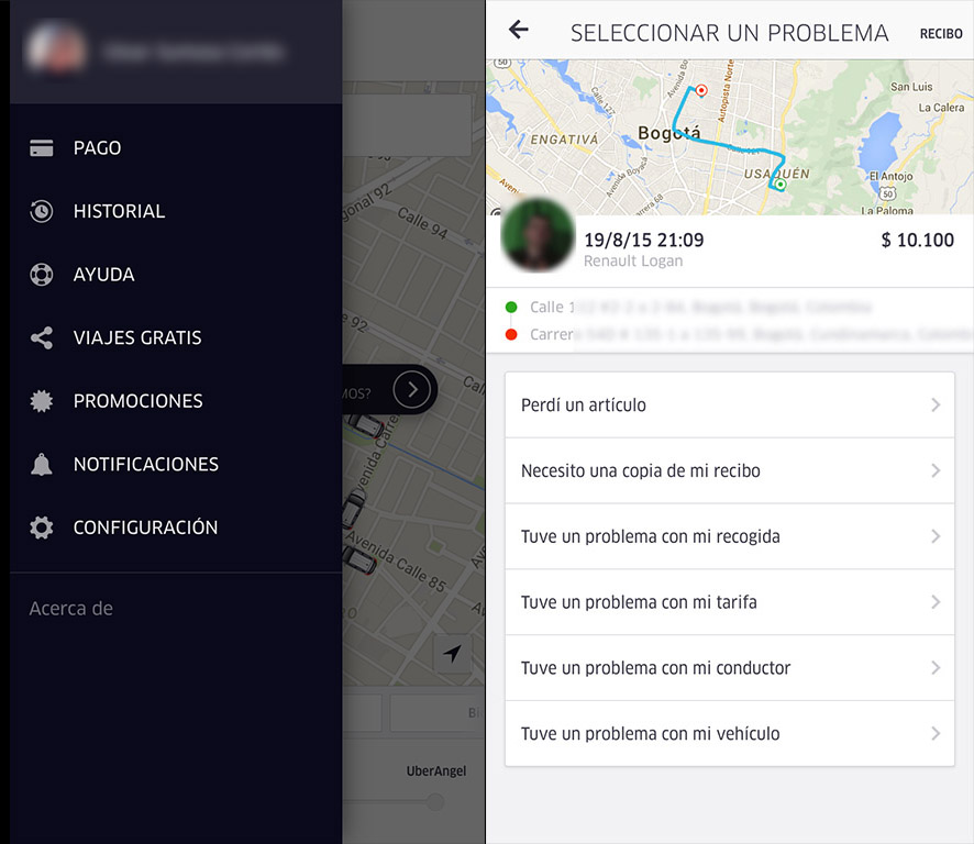 ayuda Uber