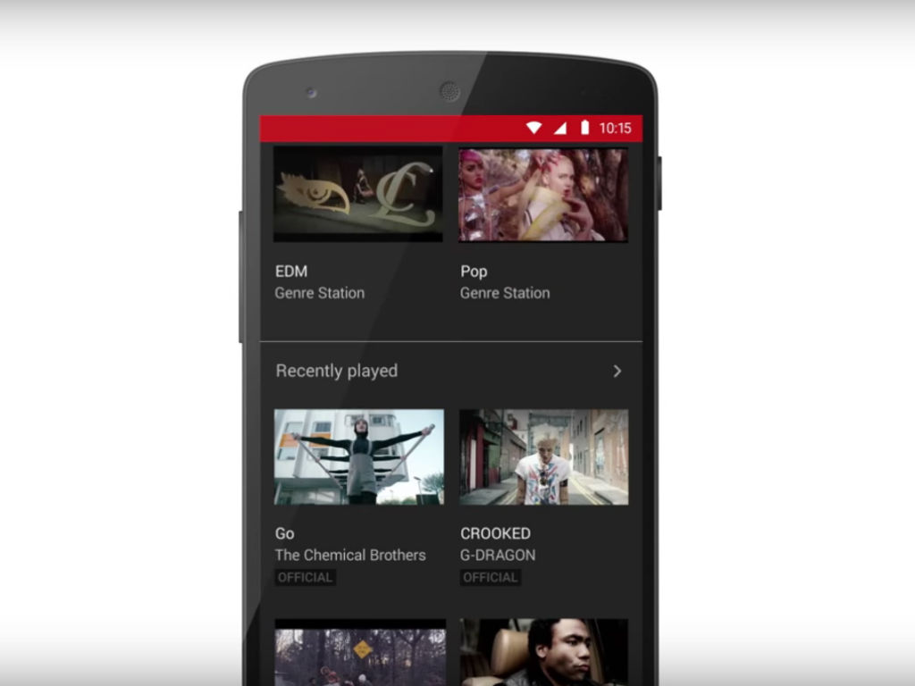 YouTube Music es una app para los amantes de la música. 