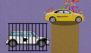 El MinTransporte hizo los anuncios tras reunirse con los taxistas. 