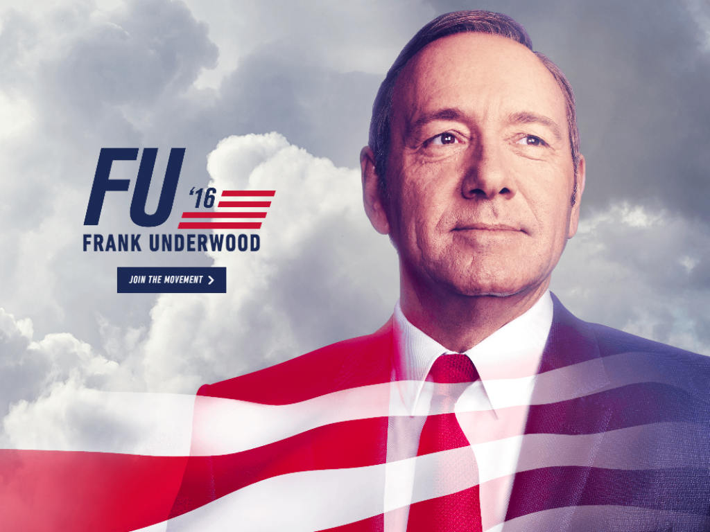 Frank Underwood está de regreso, toda su campaña está lista. 